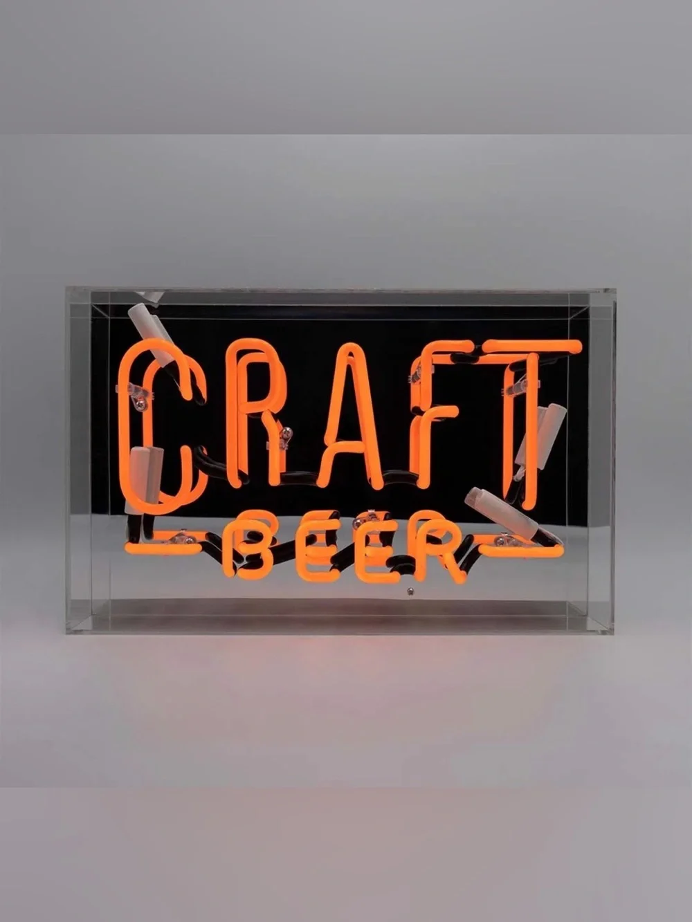 LOCOMOCEAN | CRAFT BEER GLASS NEON BOX 🍺🧡✨